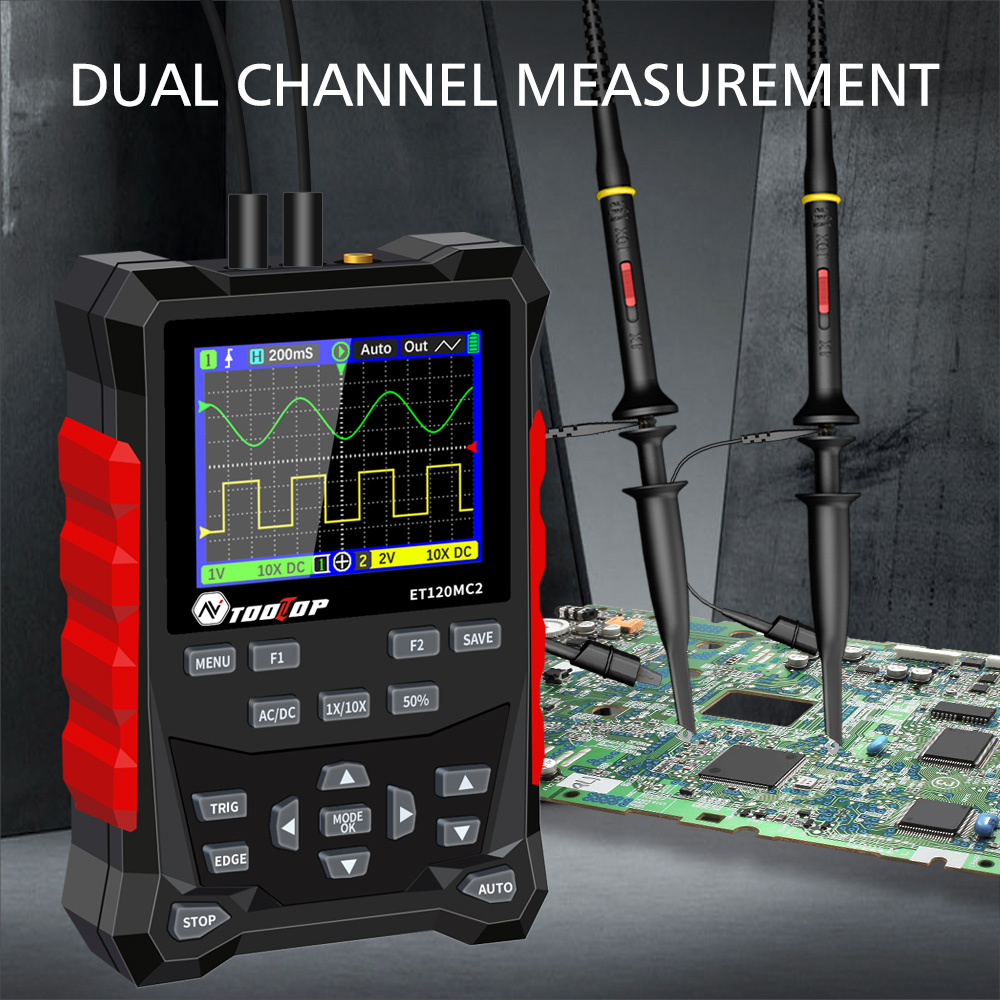 2024 Il più nuovo TOOLTOP ET12 - Oscilloscope Dso Mini recensione e prezzo