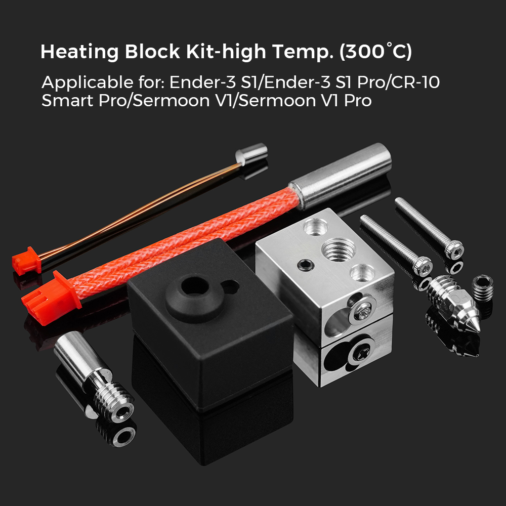 300 ℃   Kit Hotend con Heat Br - Creality Printer K1 recensione e prezzo