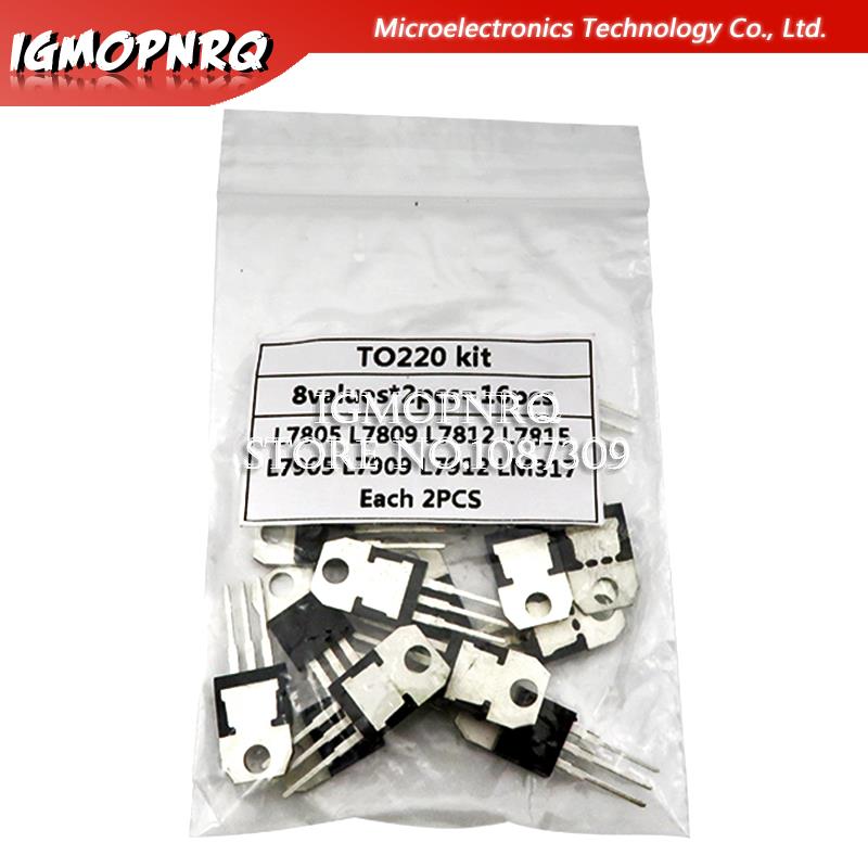 8 valore * 2 pz = 16 pz 7805 7 - Lm317 Voltage Regulator recensione e prezzo