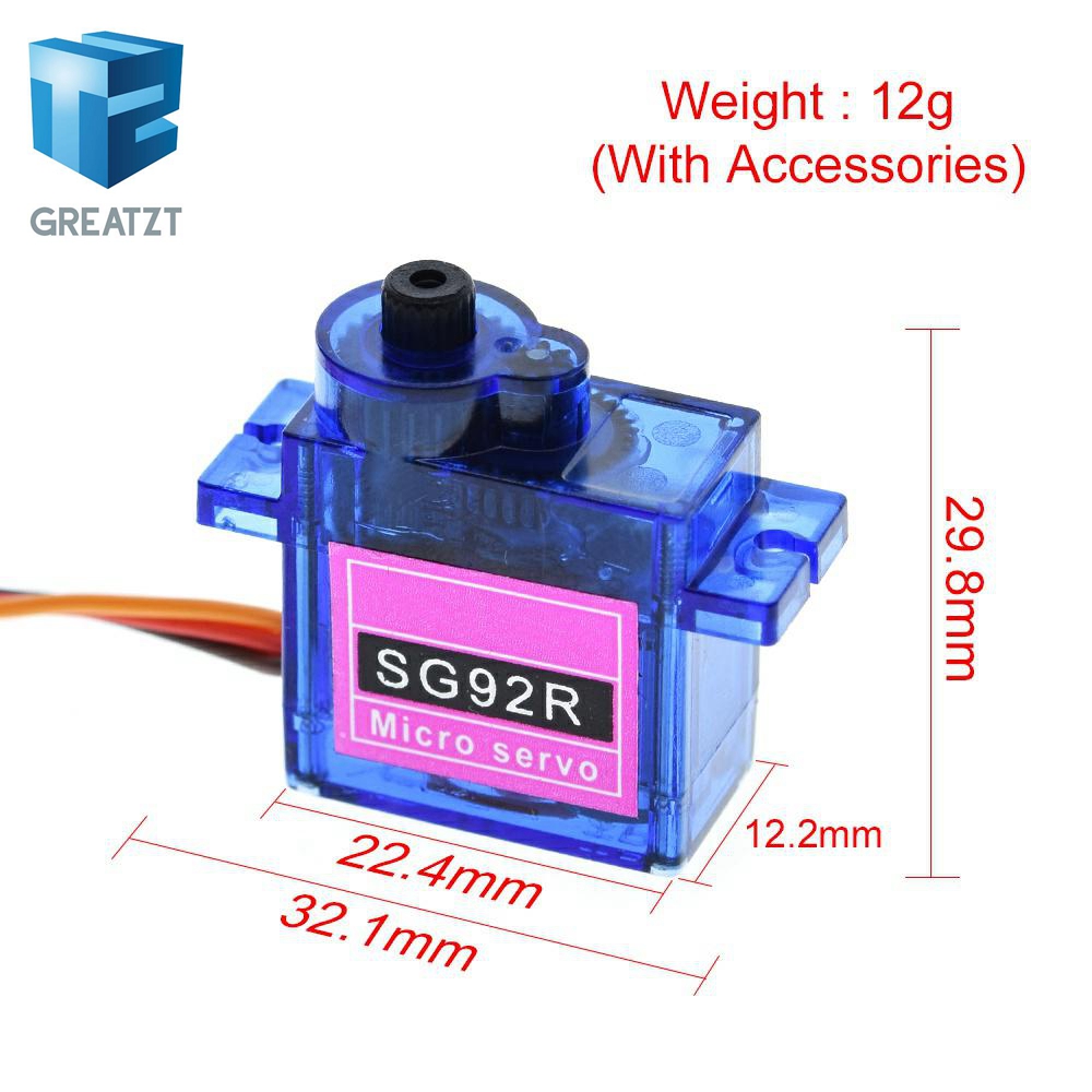 GREATZT SG92R 2.5KG Micro Serv - Servo Motor Sg90 recensione e prezzo