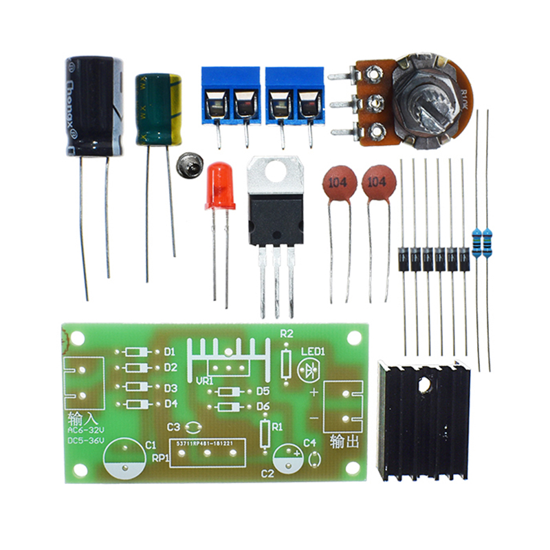 Kit di alimentazione regolabil - Lm317 Voltage Regulator recensione e prezzo