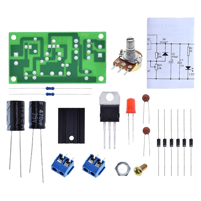 Kit di alimentazione regolabil - Lm317 Voltage Regulator recensione e prezzo