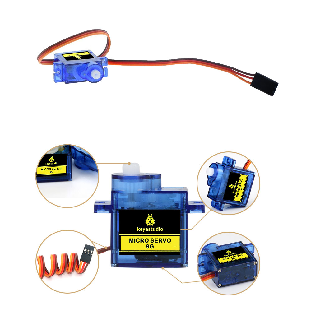 Servomotore Keyestudio MINI SG - Servo Motor Sg90 recensione e prezzo