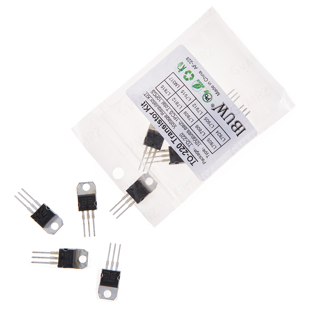 Kit di 10 Transistor L7805 TO- - Lm317 Voltage Regulator recensione e prezzo