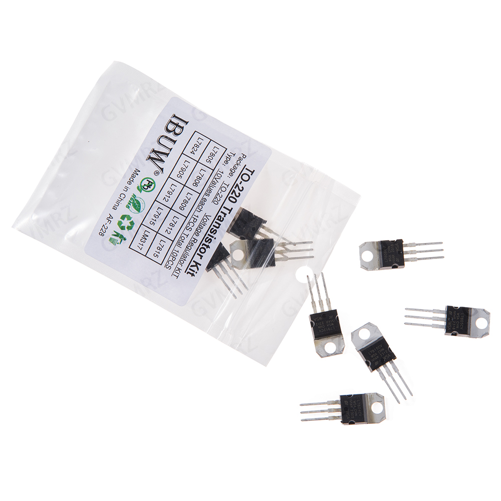Kit di 10 Transistor L7805 TO- - Lm317 Voltage Regulator recensione e prezzo