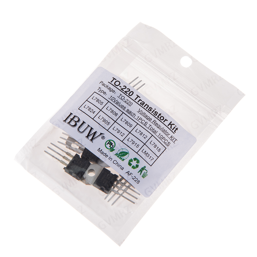 Kit di 10 Transistor L7805 TO- - Lm317 Voltage Regulator recensione e prezzo