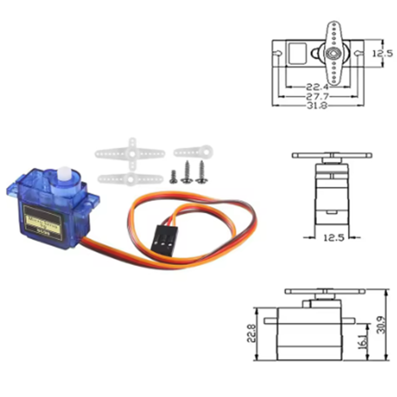 1-10PCS SG90 9G Micro servomot - Servo Motor Sg90 recensione e prezzo