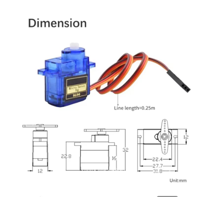 2/4 pz. Micro Servomotore SG90 - Servo Motor Sg90 recensione e prezzo