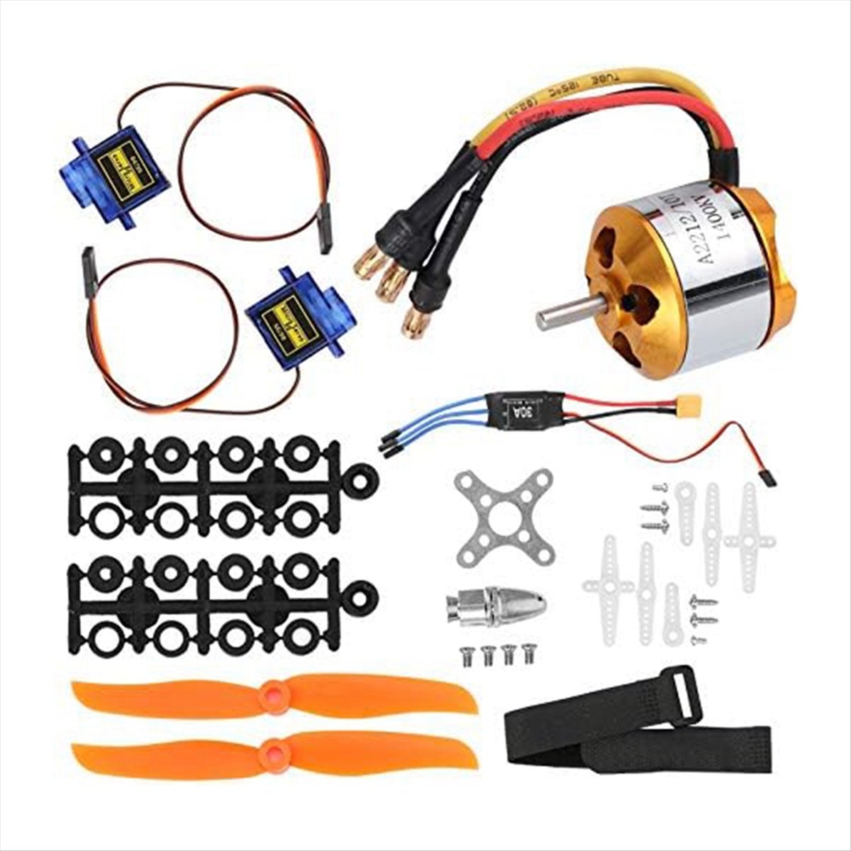 Motore A99X 2212 1400KV + Elic - Servo Motor Sg90 recensione e prezzo