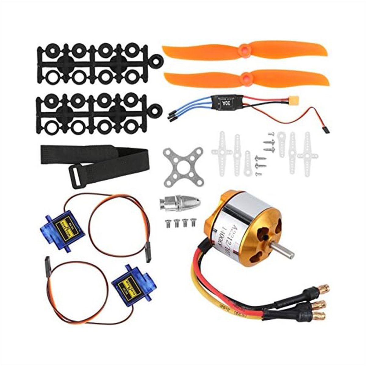 Motore A99X 2212 1400KV + Elic - Servo Motor Sg90 recensione e prezzo