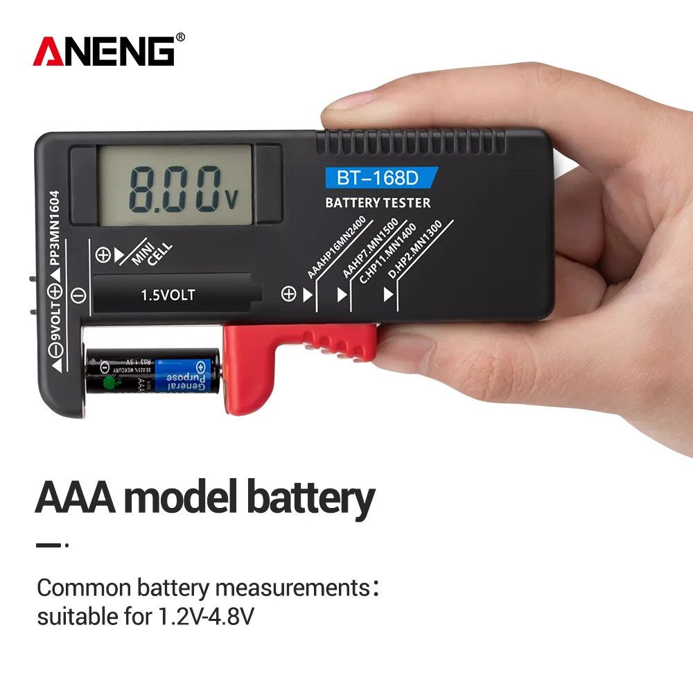Tester Digitale per Batterie A - Diy Electronics Test Equipment recensione e prezzo